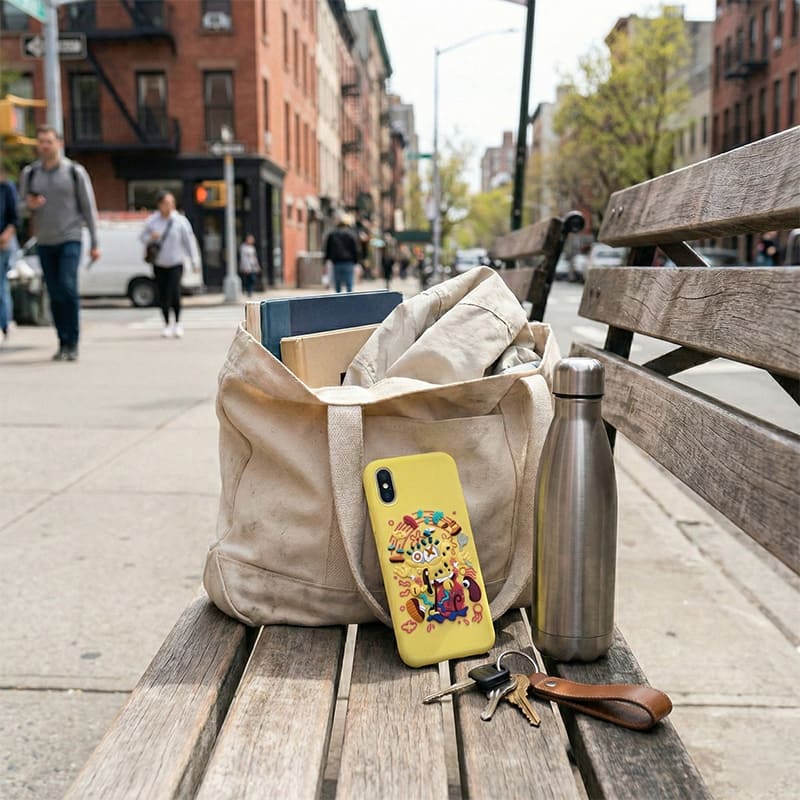 Spongebob and Gary Silicone Case for iPhone XR, and all 11 / 12 / 13 / 14 Versions