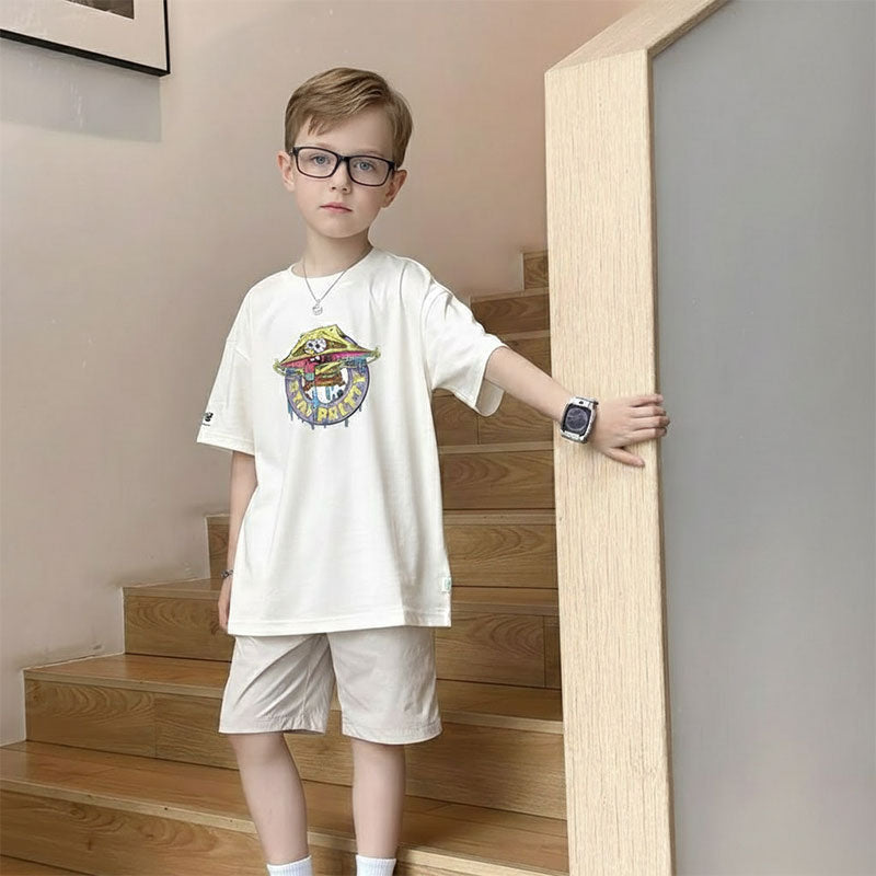 Spongebob Squarepants Funny Face Kids T-Shirt