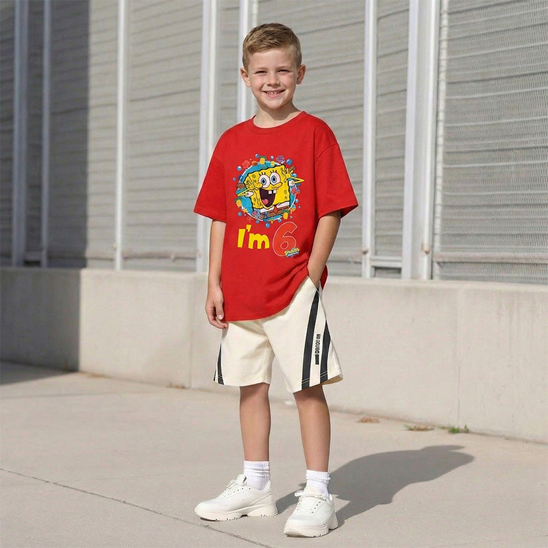 Spongebob 6th Birthday Toddler & Kids T-Shirt