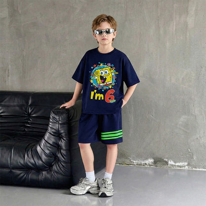 Spongebob 6th Birthday Toddler & Kids T-Shirt