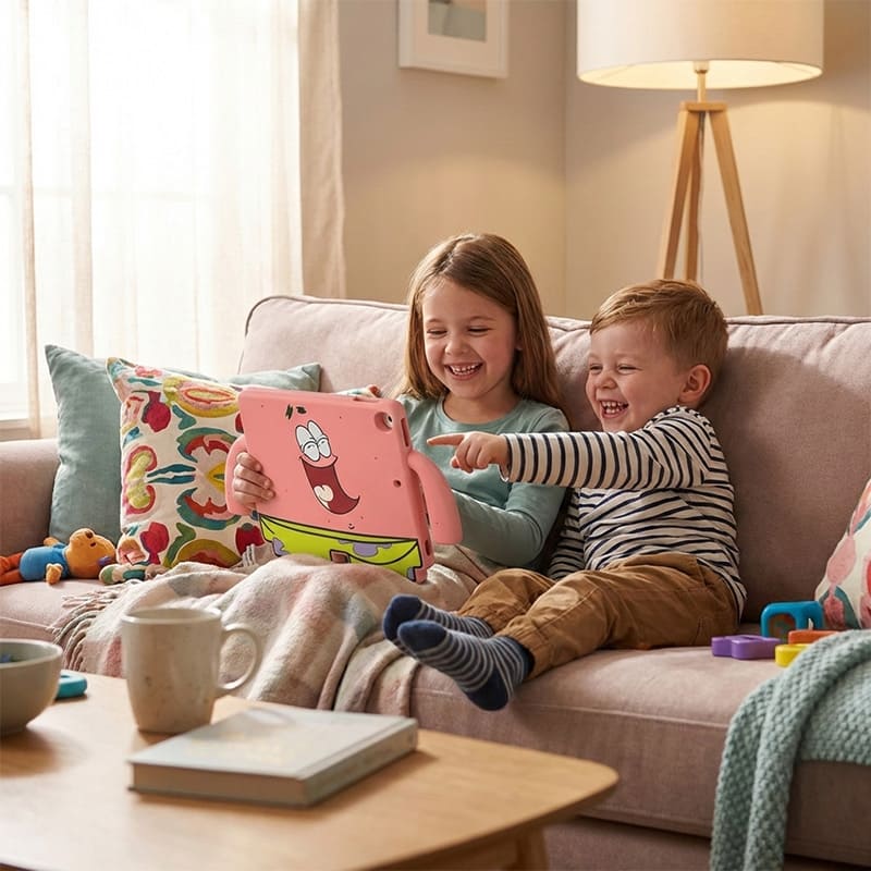 Spongebob - Patrick Laughing Case Cover for iPad