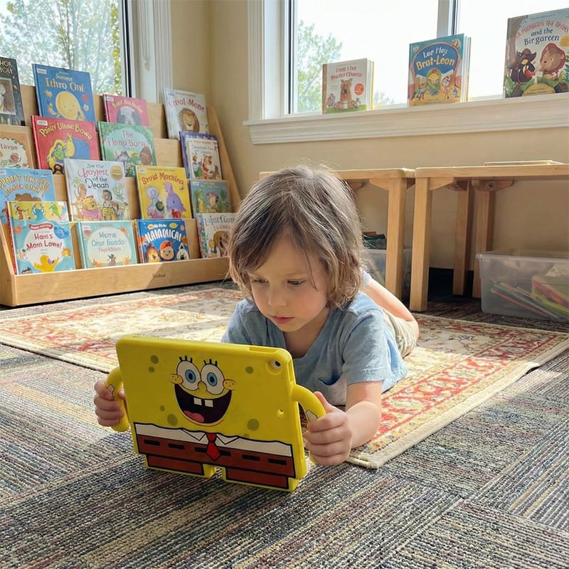 Spongebob Smiley Case Cover For iPad