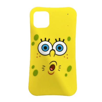 Spongebob Surprised Silicone Case for iPhone XR, and all 11 / 12 / 13 / 14 Versions