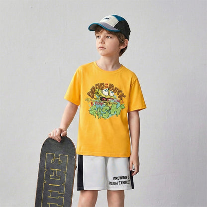 Spongebob Squarepants "Flop Like a Fish" Kids T-Shirt