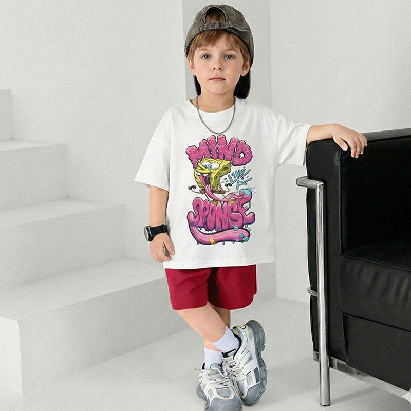 Spongebob Squarepants Mind Kids T-Shirt