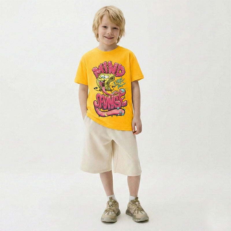 Spongebob Squarepants Mind Kids T-Shirt