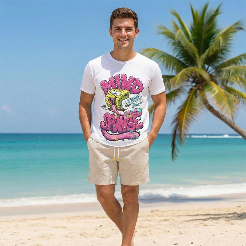 Spongebob Squarepants Mind Men T-Shirt