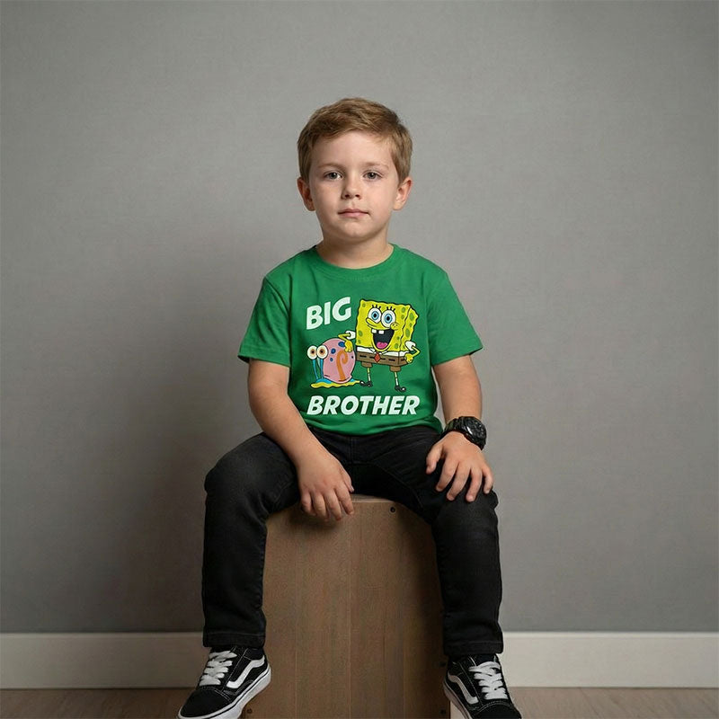 Spongebob and Gary Big Brother Toddler & Kids T-Shirt