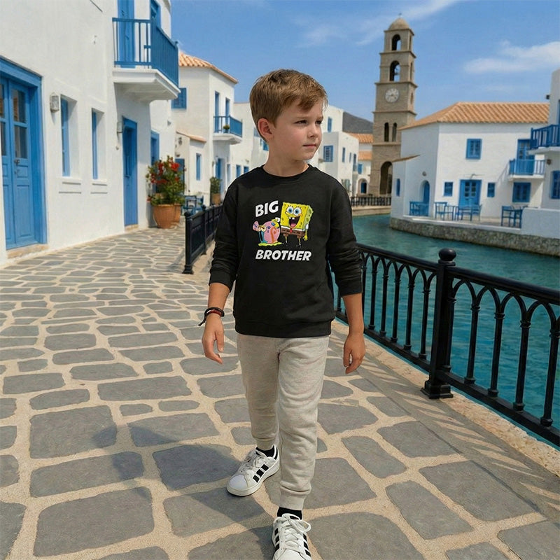 Spongebob and Gary Kids Sweatshirt