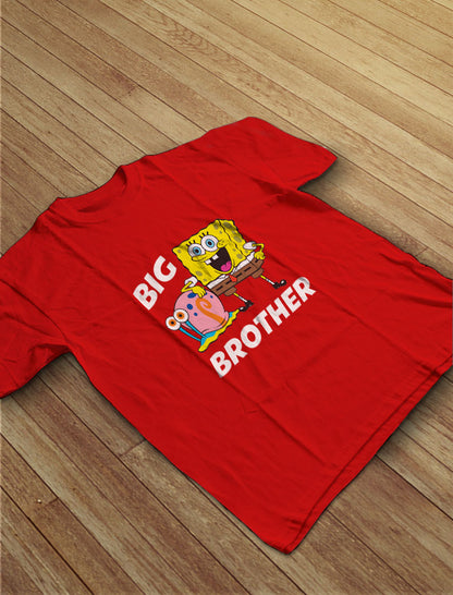 Spongebob and Gary Big Brother Toddler & Kids T-Shirt