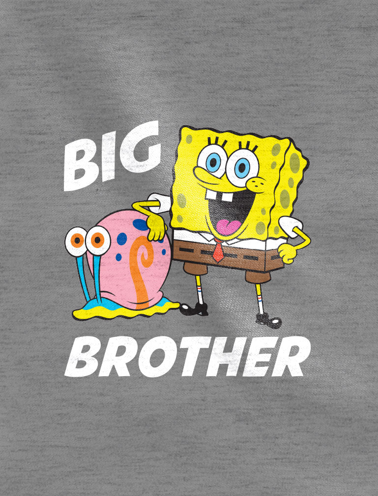 Spongebob and Gary Big Brother Toddler & Kids T-Shirt