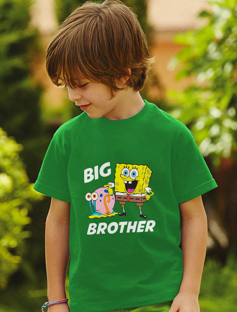 Spongebob and Gary Big Brother Toddler & Kids T-Shirt