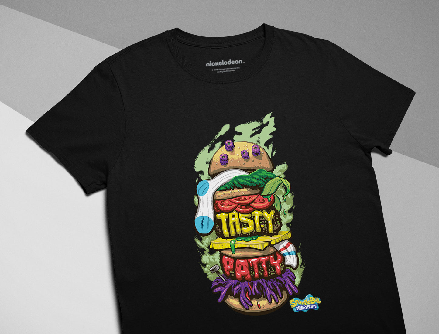 Spongebob's "Tasty Patty" Kids T-Shirt
