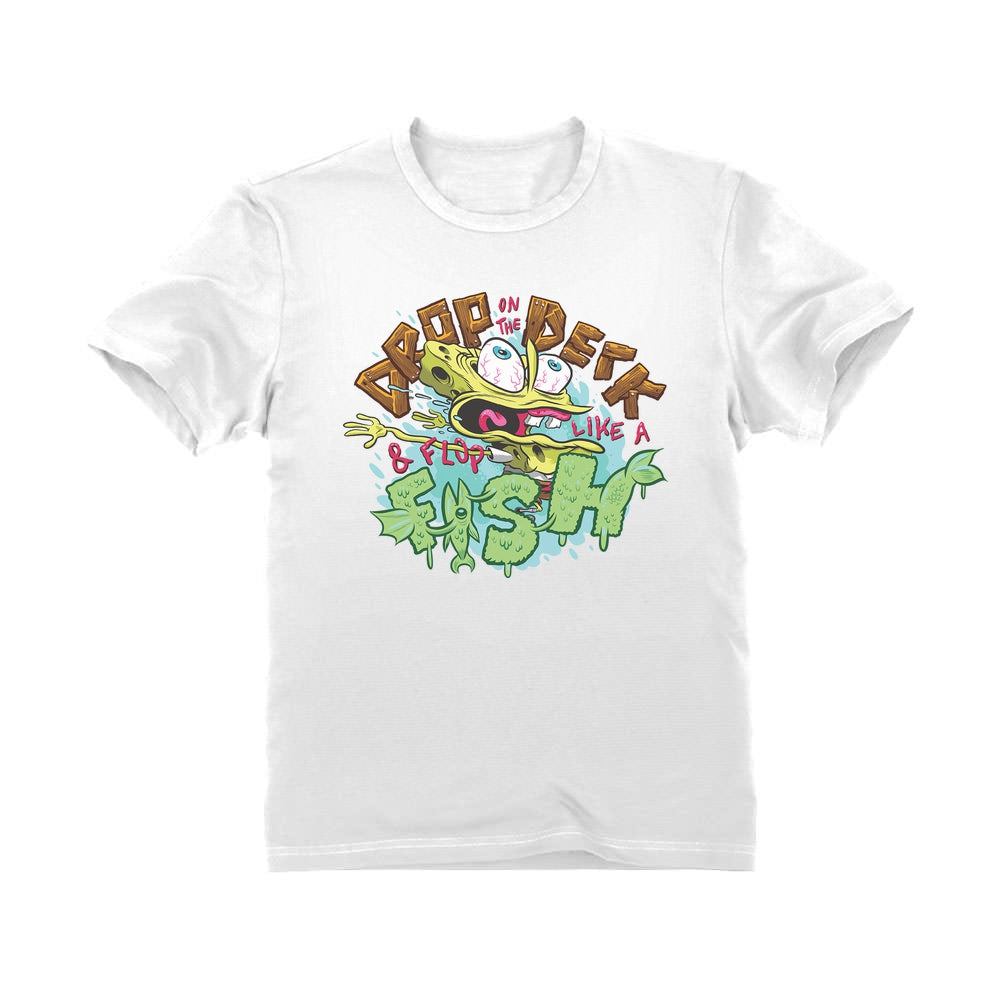 Spongebob Squarepants "Flop Like a Fish" Kids T-Shirt