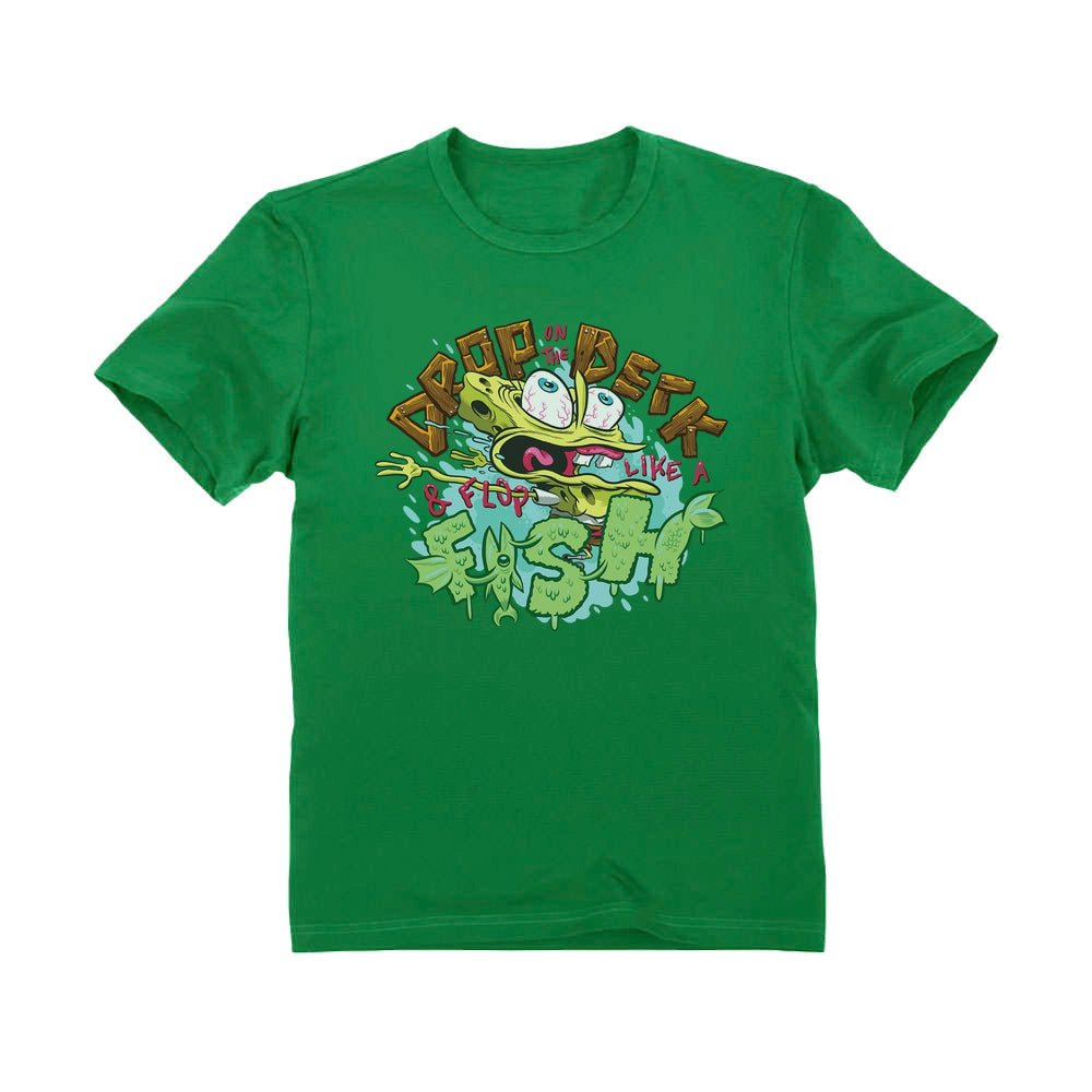 Spongebob Squarepants "Flop Like a Fish" Kids T-Shirt