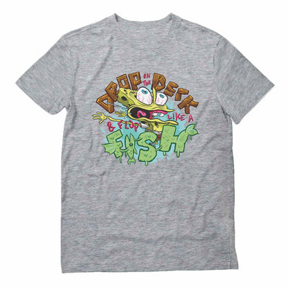 Spongebob Squarepants "Flop Like a Fish" Men T-Shirt