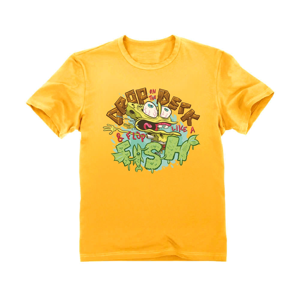 Spongebob Squarepants "Flop Like a Fish" Kids T-Shirt