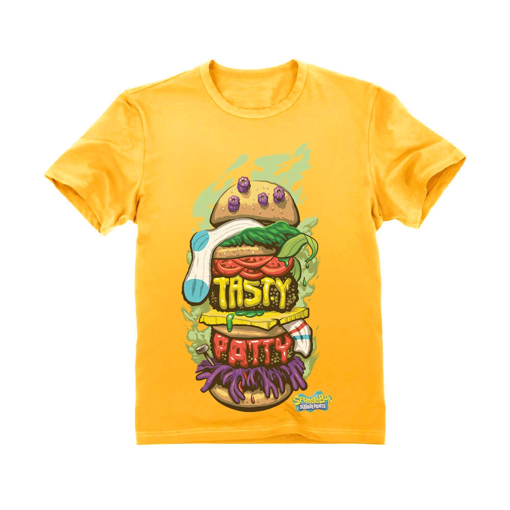 Spongebob's "Tasty Patty" Kids T-Shirt